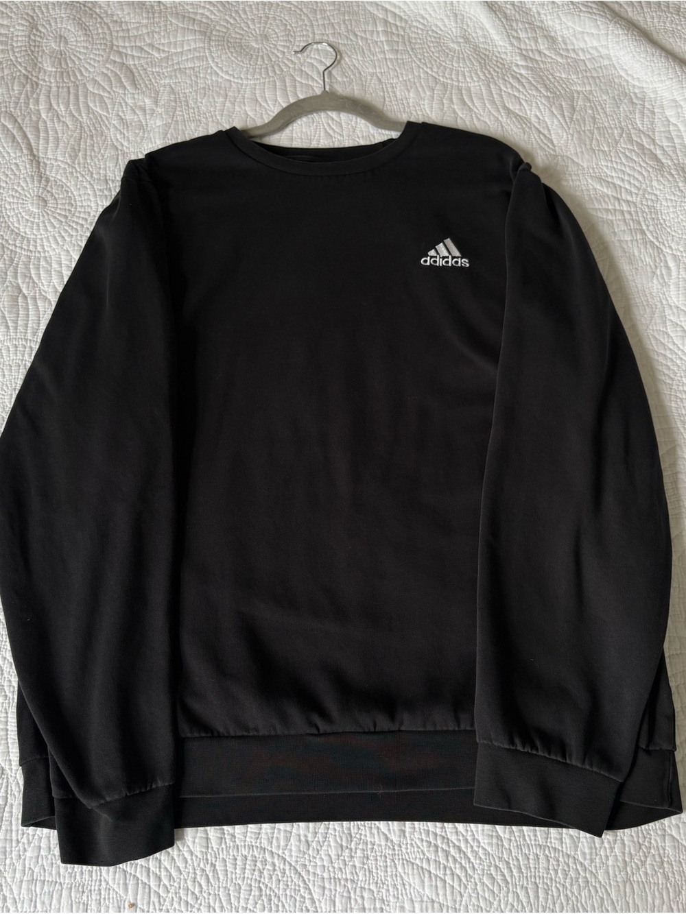 Men's Adidas Black Crewneck Sweatshirt
